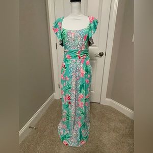 Lilly Pulitzer Cristal Maxi Dress M NWT
